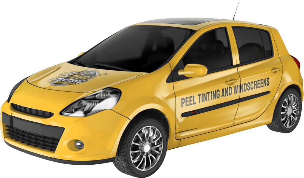 Yellow Car Peel Tinting and Windscreens